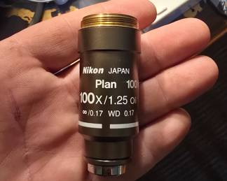 Nikon 100x objective lens 