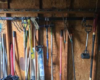 Yard tools and more.