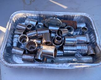 TONS OF TOOLS  AND SUPPLIES!! im not naming them all but handtools, eletric tools, looks like a small home depot lol 