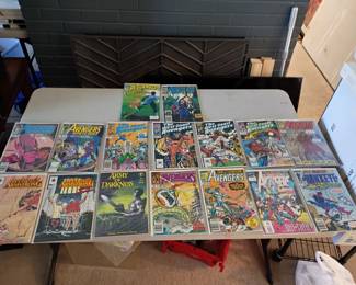 Large comic book collection.