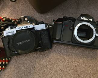 nice vintage camera collection 