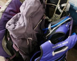 Backpacks and Camelbaks