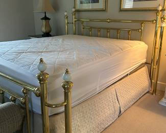 Vtg Wesley Allen bed frame