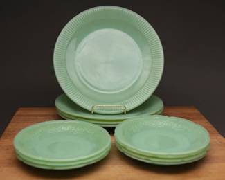 Fire King Jadeite Dish Set