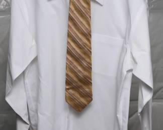 Claiborne Men's Shirt & Murano Silk Tie