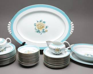 Narumi China Yellow Rose Dinnerware Set, 41 pcs
