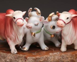 Cow and Bull Salt and Pepper Shaker (4)