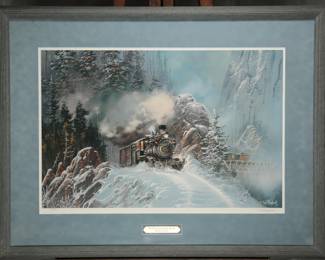 Ted Blaylock Gunnison Run Framed Print