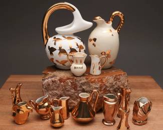 Vintage Ewers & Miniature Creamers (14)