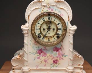 Royal Bonn Porcelain Mantel Clock