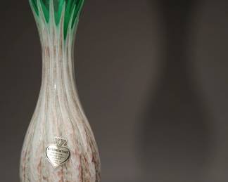 A Florentine Murano-Style Italian Art Glass Vase