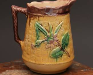 Majolica-Style Vintage Creamer