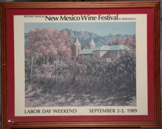 New Mexico Wine Festival Poster, 1989