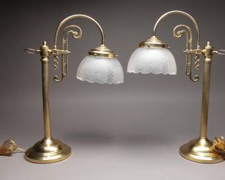 Desk Lamps with Frosted Shades