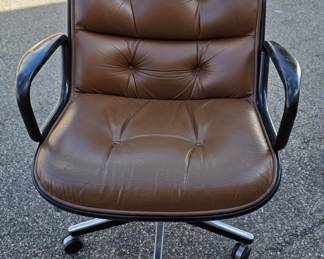 1963 Knoll Pollock MCM Mid Century Modern Chrome Chair