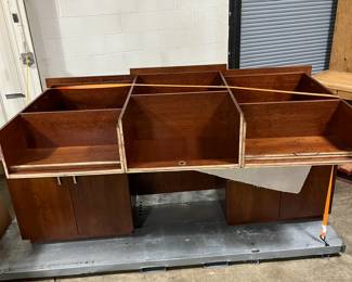 Big and beautiful high end desk and credenza