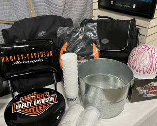 HD helmet, bar stool seat, luggage, bucket for ice cold bucket of beer party or planter