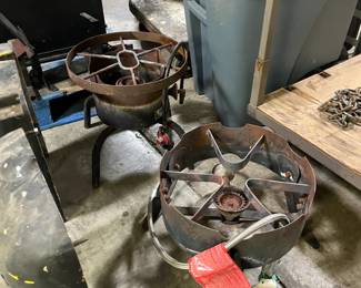 Vintage Propane Portable cooktop stoves for some BIG pots!