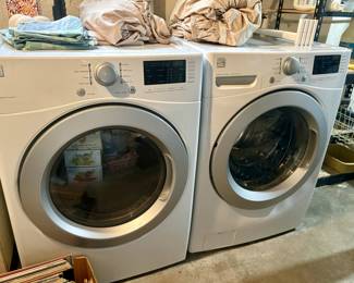 Newer washer and dryer in good condition.