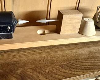 Electric 2-Ended Bobbin Winder with cone adapter & foot pedal