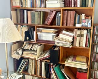 Books, books and more books. If your an avid reader, love vintage books or enjoy older books for decorating this home has a ton to choose from.