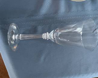 Crystal wine glasses 8, Fostoria