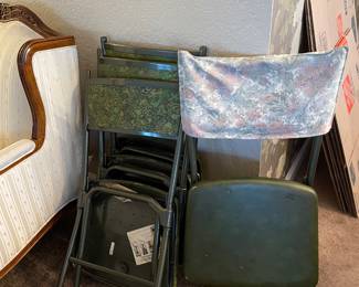 Vintage folding chairs