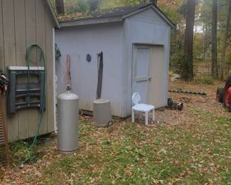Small shed is for sale.