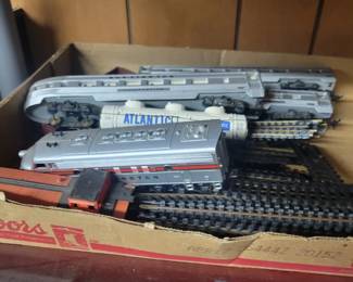 Two train set different gauges