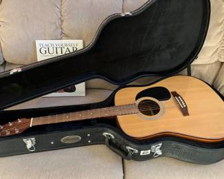 Jasmine by Takamine S33 guitar and case