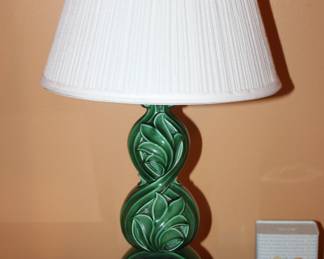 one of a pair of retro lamps