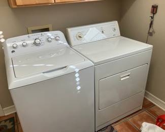 GE washer and Kenmore dryer
