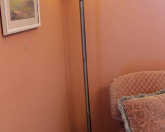 torchiere with stained glass shade