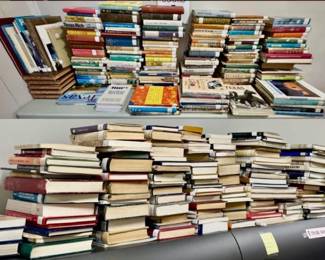 HUNDREDS OF ANTIQUE AND VINTAGE BOOKS FROM THE HERITAGE SOCIETY'S 70 YEAR LIBRARY COLLECTION.