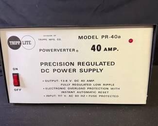 Tripp Lite Precision Regulated DC Power Supply POWERS ON