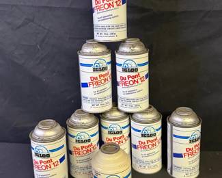Nine Cans Of DuPont Freon