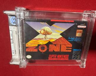 WATA graded 8.5 X-Zone for SNES
