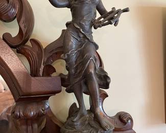 Spelter statue