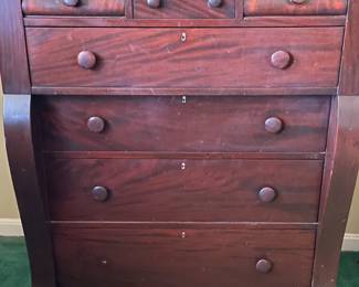 Antique Empire chest of drawers