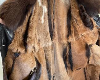 Fur lining of suede coat