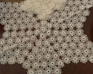 Handmade lace doilies 