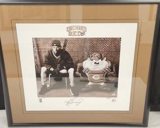 Signed Cincinnati Reds Taz And Junior 