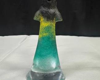 Kosta Boda by Kjell Engman Well Collection Bear Figurine Swedish Art Glass