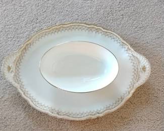 Vintage Noritake China Serving Platter and Bowl Set