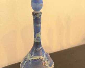 Art Nouveau Glass Perfume Bottle