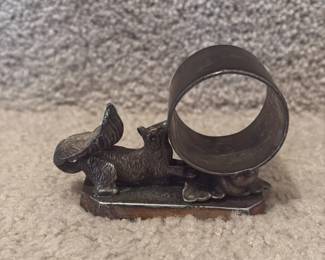 Vintage Squirrel Napkin Ring