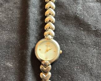 Relic Heart Link Bracelet Watch