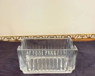 Glass Sugar Packet Holder