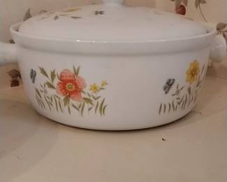 CorningWare "Wildflower" Casserole Dish with Lid