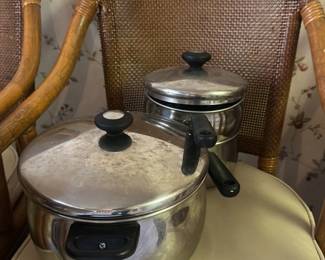 Vintage Stainless Steel Cookware Set (priced individually)